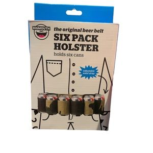 Original beer belt six pack holster Camo pattern-fathers day gift! NEW!